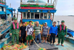 Hải đoàn Biên phòng 38 bắt giữ 2 phương tiện vận chuyển trái phép khoảng 15.000 lít dầu DO