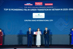 Ciputra Hanoi: 17 năm vững vàng thương hiệu FDI tiên phong tại Giải thưởng Rồng Vàng