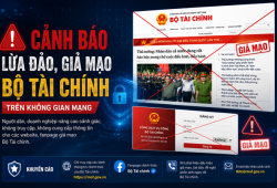 Cảnh báo thủ đoạn giả mạo Bộ Tài chính để lừa đảo trên không gian mạng