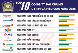 Vietnam Report công bố Top 10 Công ty Đại chúng uy tín và hiệu quả năm 2026