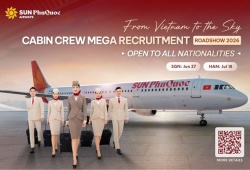 Sun PhuQuoc Airways khởi động đợt tuyển dụng tiếp viên lớn nhất năm, chào đón ứng viên quốc tế