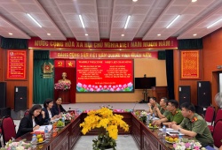 Công an phường Tây Hồ tiếp và làm việc với Đoàn Văn phòng Cơ quan An ninh, An toàn Liên hợp quốc (UNDSS)