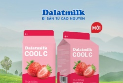 Dalatmilk ra mắt Thức uống sữa chua lên men Dâu Dalatmilk Cool C