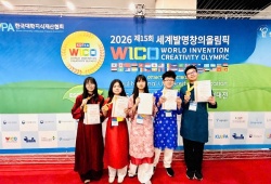 Nhóm nghiên cứu trường THCS – THPT Newton xuất sắc giành HCV tại Cuộc thi WICO 2026