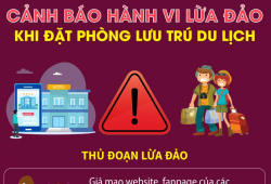 Ninh Bình: Cảnh báo bẫy lừa đảo đặt phòng khách sạn trực tuyến trên mạng xã hội