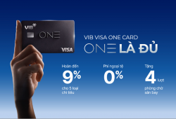 VIB One Card: Từ nhiều chiếc thẻ đến một chiếc thẻ cho mọi nhu cầu chi tiêu