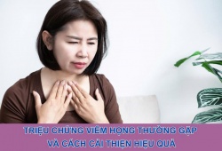 Triệu chứng viêm họng thường gặp và cách cải thiện hiệu quả