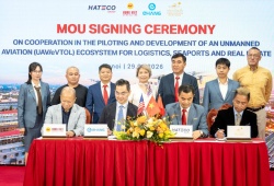 Hateco hợp tác cùng các đối tác quốc tế, nghiên cứu phát triển hệ sinh thái hàng không không người lái tại Việt Nam 