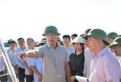 Đẩy nhanh tiến độ tuyến đường đến Cảng Hàng không Thọ Xuân