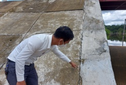 Kon Tum: Công trình thủy lợi hơn 9 tỉ đồng vừa bàn giao đã hư hỏng