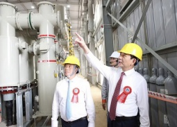 Đại tướng Phan Văn Giang dự Lễ ra mắt sản phẩm nhôm thỏi đầu tiên của Việt Nam