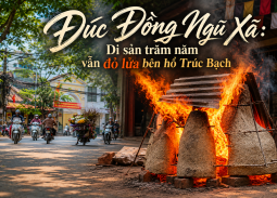 Đúc Đồng Ngũ Xã: Di sản trăm năm vẫn đỏ lửa bên hồ Trúc Bạch