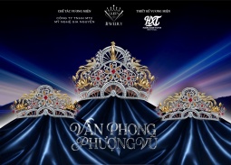 Vương miện Vân Phong Phượng Vũ - Biểu tượng mang đậm mỹ học cung đình Huế
