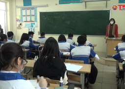 Thanh Trì – Hà Nội: Học sinh trường THCS Thanh Liệt trở lại trường sau thời gian dài học online tại nhà