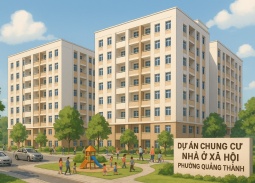 Thanh Hóa sắp có hơn 700 căn hộ nhà ở xã hội tại phường Quảng Thành
