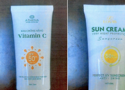 Bộ Y tế đình chỉ lưu hành, thu hồi kem chống nắng Vitamin C và Sun Cream