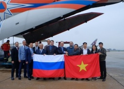 Liên bang Nga viện trợ khẩn cấp 29 tấn hàng cứu trợ lũ lụt cho TP. Huế