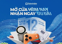 Eurowindow đưa cửa Slim và kính điện đổi màu đến gần hơn với người tiêu dùng toàn quốc