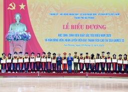 Hải Phòng biểu dương học sinh, sinh viên, vận động viên tiêu biểu 