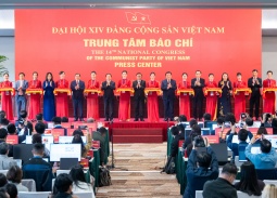 Khai trương Trung tâm Báo chí phục vụ Đại hội XIV của Đảng