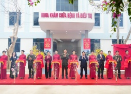 Khánh thành Toà nhà Khám chữa bệnh Trung tâm Y tế Tương Dương