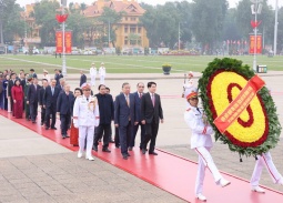 Lãnh đạo Đảng, Nhà nước vào Lăng viếng Chủ tịch Hồ Chí Minh nhân dịp Tết Nguyên đán Bính Ngọ