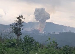 Nổ lớn tại Khu công nghiệp Tằng Loỏng, một công nhân tử vong