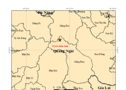 Quảng Ngãi hứng 5 trận động đất liên tiếp vào sáng mùng 7 Tết