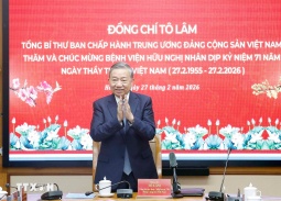 Toàn văn phát biểu của Tổng Bí thư Tô Lâm tại Bệnh viện Hữu Nghị