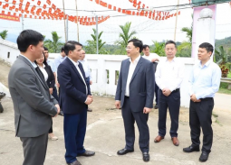 Lãnh đạo tỉnh Thanh Hoá kiểm tra công tác chuẩn bị bầu cử ở các xã miền núi