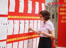 Hà Nội: Cử tri phường Bồ Đề nô nức tham gia “Ngày hội non sông”