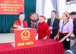 Nghệ An: Có tỷ lệ cử tri đi bầu cử đạt 99,86%