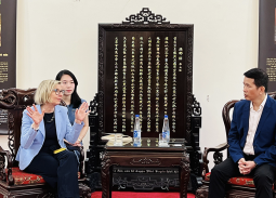 Hà Nội tăng cường hợp tác với Hội chợ sách quốc tế Frankfurt