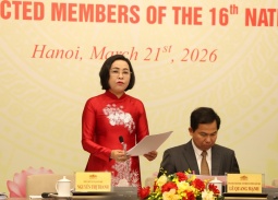 Công bố Nghị quyết về kết quả bầu cử và danh sách trúng cử đại biểu Quốc hội khóa XVI