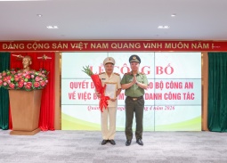 Quảng Ninh: Công bố Quyết định của Bộ trưởng Bộ Công an về công tác cán bộ