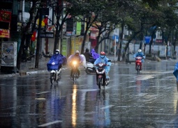 Dự báo thời tiết ngày 24/4: Bắc Bộ và Trung Bộ có mưa dông vài nơi