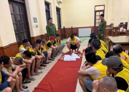 Ninh Bình: Triệt phá tụ điểm xóc đĩa quy mô lớn, bắt 25 đối tượng 