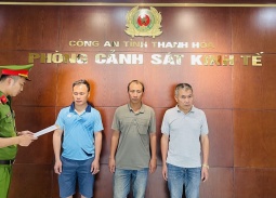 Khởi tố 3 đối tượng về hành vi khai thác tài nguyên trái phép
