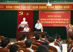Thanh Hóa có 83 điểm thi với gần 43.000 thí sinh tham dự kỳ thi tốt nghiệp THPT năm 2026 