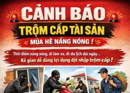 Ninh Bình: Cảnh giác tội phạm trộm cắp tài sản dịp hè