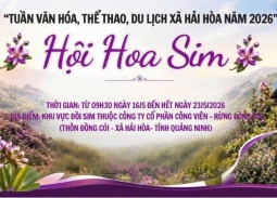 Trải nghiệm Hội Hoa sim và Chợ phiên đặc sắc tại Tuần lễ Du lịch xã Hải Hòa