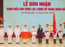 Thủ tướng trao danh hiệu Anh hùng LLVTND cho Công an Hải Phòng 