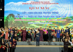 Khai mạc Liên hoan Văn hóa truyền thống các dân tộc thiểu số tỉnh Thanh Hóa năm 2026