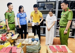 Hai chị em ruột cầm đầu đường dây mua bán nước hoa giả mạo các nhãn hiệu nổi tiếng thế giới