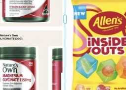 Thu hồi kẹo Allen's và thực phẩm chức năng Nature's Own do chứa dị vật, mảnh kính