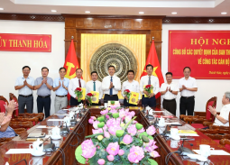 Thanh Hóa: Điều động, bổ nhiệm nhiều vị trí công tác mới