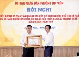 Hải Phòng: Thanh niên dũng cảm cứu người nhận Bằng khen của Thủ tướng Chính phủ