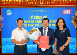 Ông Phan Văn Lâm được bổ nhiệm làm Tổng Biên tập Tạp chí Pháp luật và Phát triển