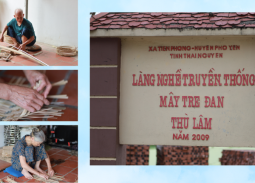 Lặng lẽ giữ hồn cốt nghề mây tre đan ở Thái Nguyên