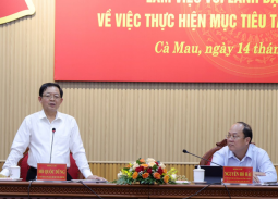 Cà Mau phấn đấu trở thành trung tâm kinh tế biển, năng lượng tái tạo và logistics của cả nước
